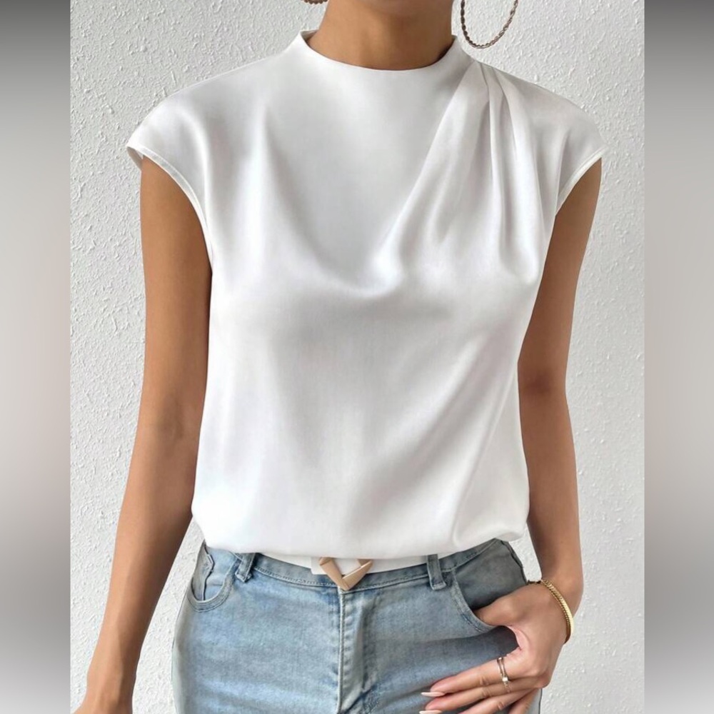 Elegant White Women's Top